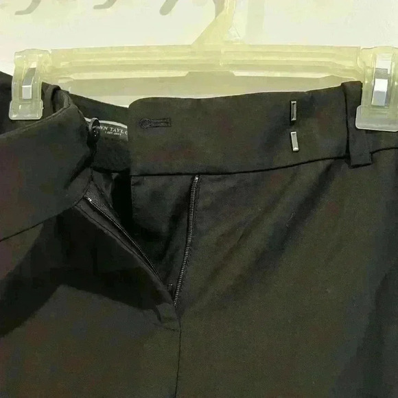 Ann Taylor Black Dress Pants Size 8 Petite - Picture 3 of 8